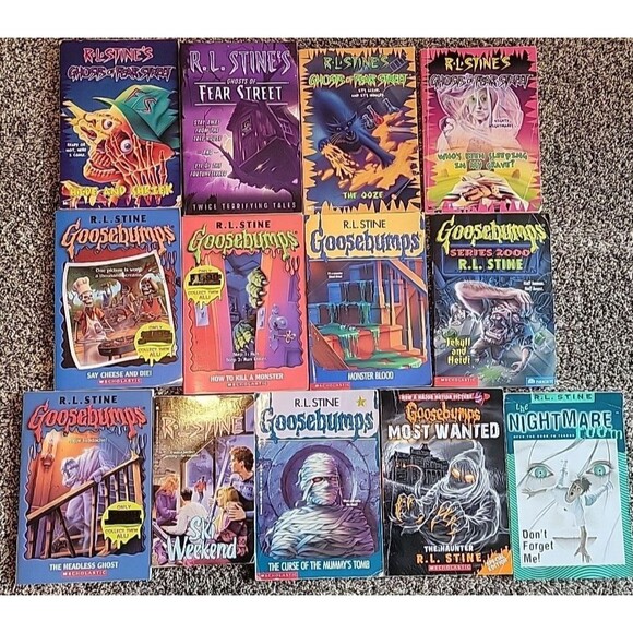 Vintage Lot 13 R.L. Stine Fear Street PB Goosebumps Series 2000 Mummy's Tomb - Picture 1 of 14